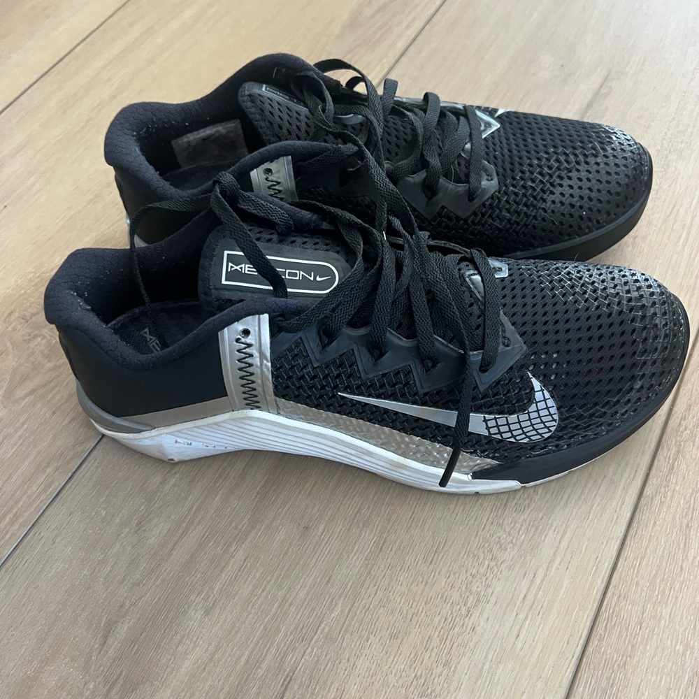 Nike Metcon Black and White Athletic Shoes